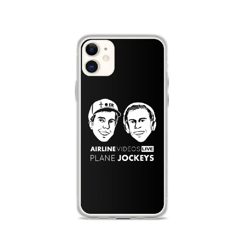 AVL PLANE JOCKEYS (BLACK) iPhone Case