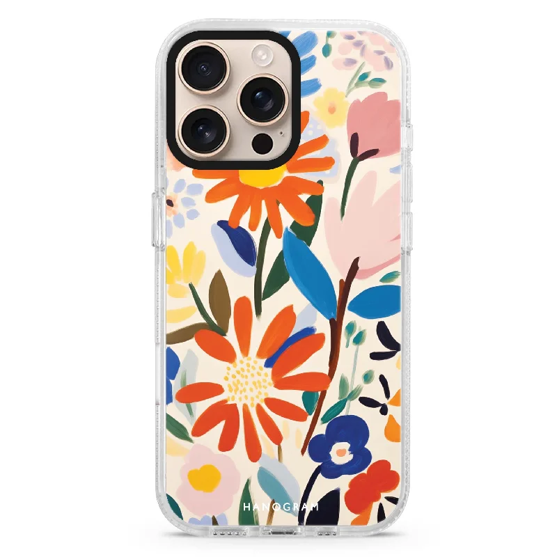 Bloom Brushwork iPhone Ultra Clear Case