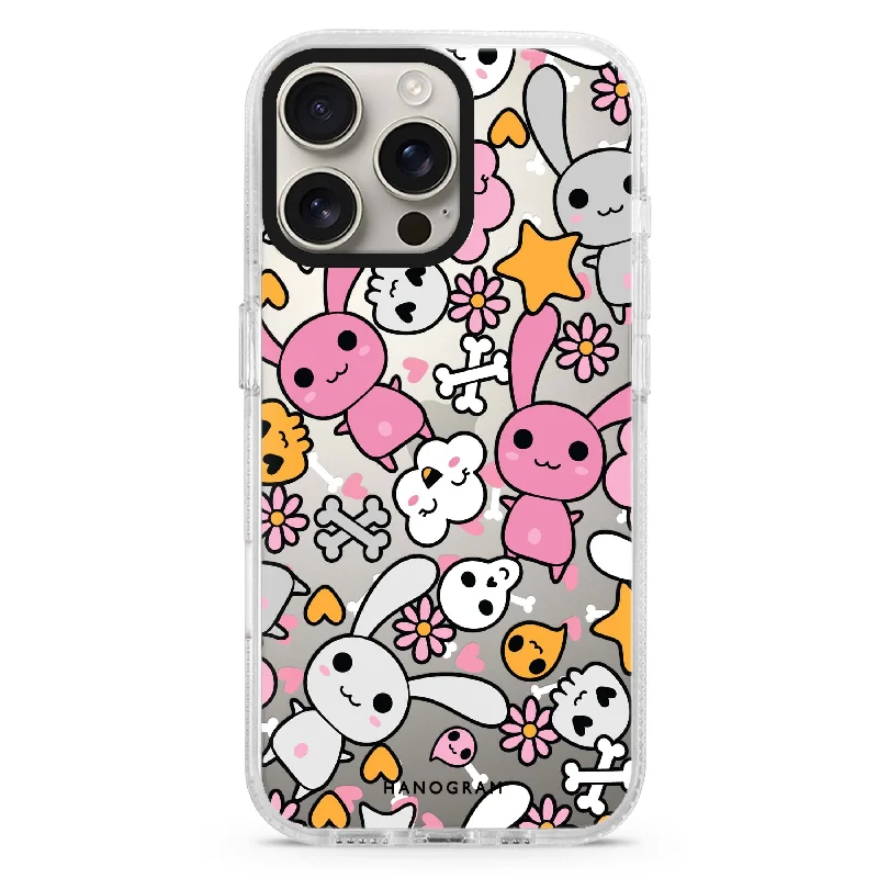 Bunny Doodles iPhone Ultra Clear Case