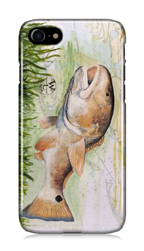 iPhone Case - Redfish in the Grass