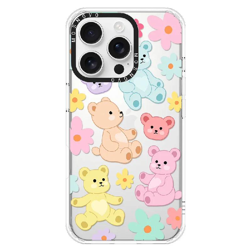 Cute Teddy Bear Phone Case - iPhone 16 Pro Case