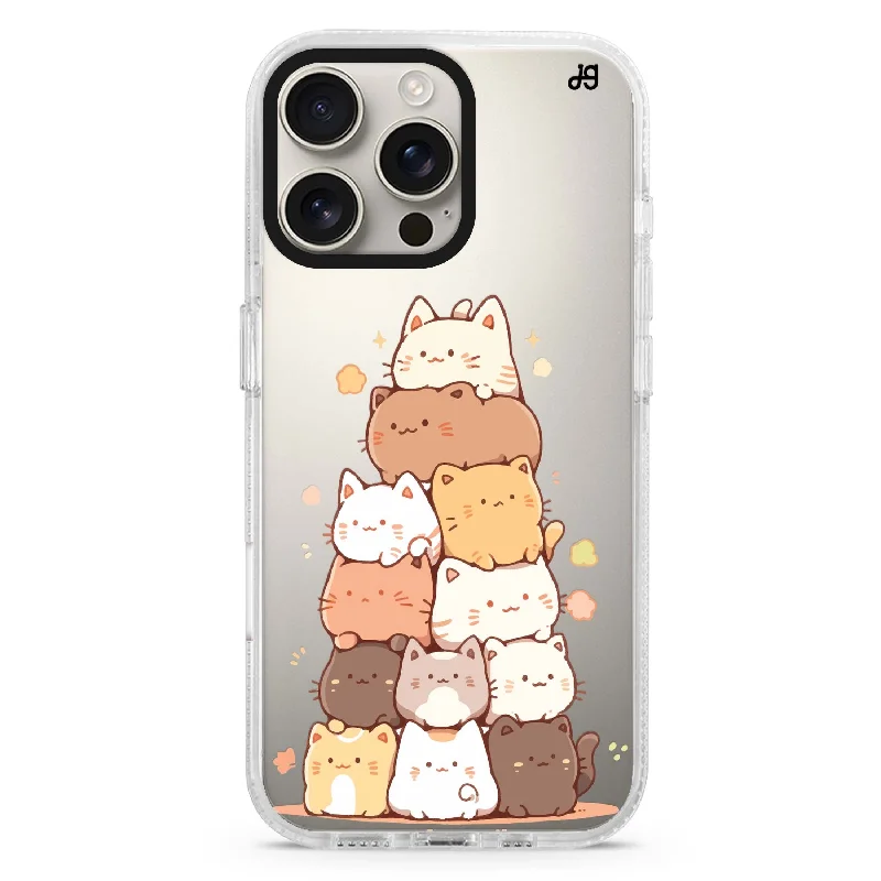 Kitty Cluster iPhone Ultra Clear Case