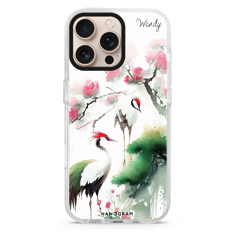 Pines & cranes iPhone Ultra Clear Case