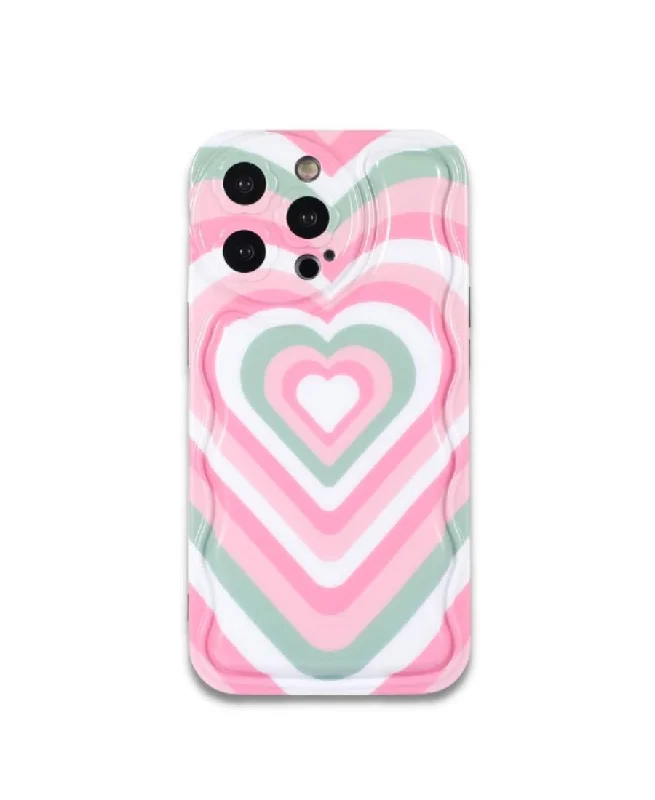 Pink Hearts Phone Case