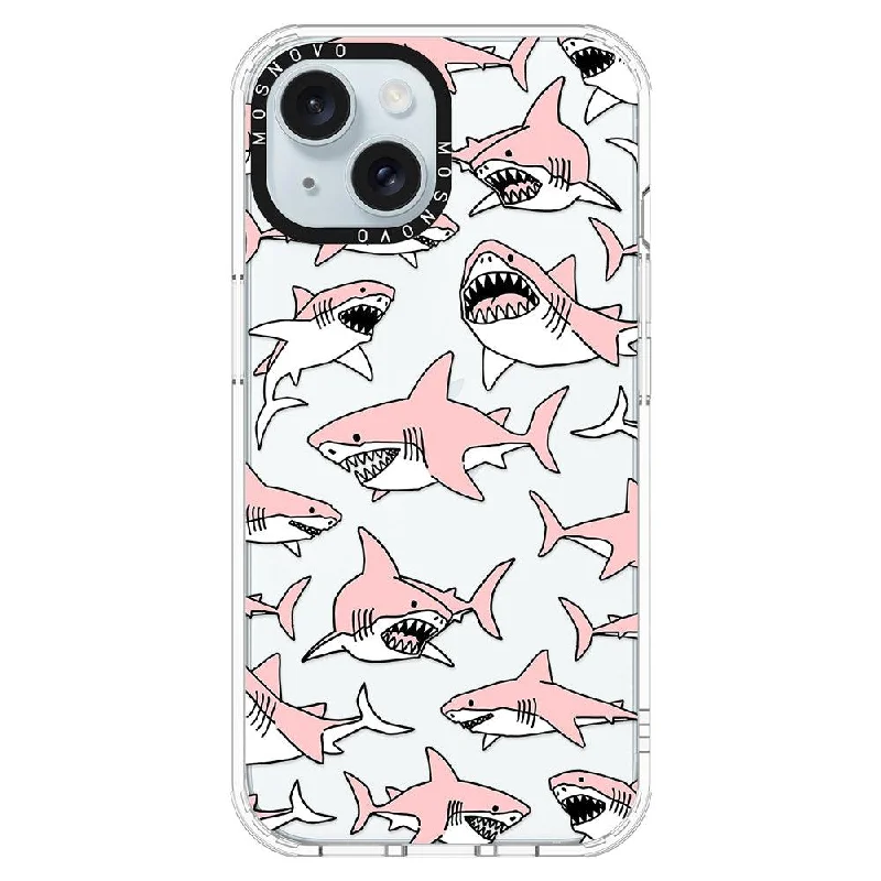 Pink Sharks Phone Case - iPhone 15 Case