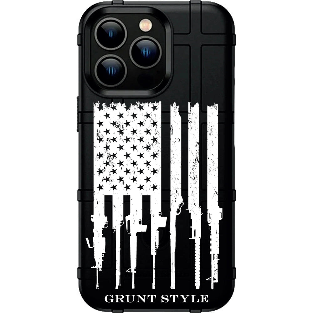 Rifle Flag Android & Apple Phone Cases