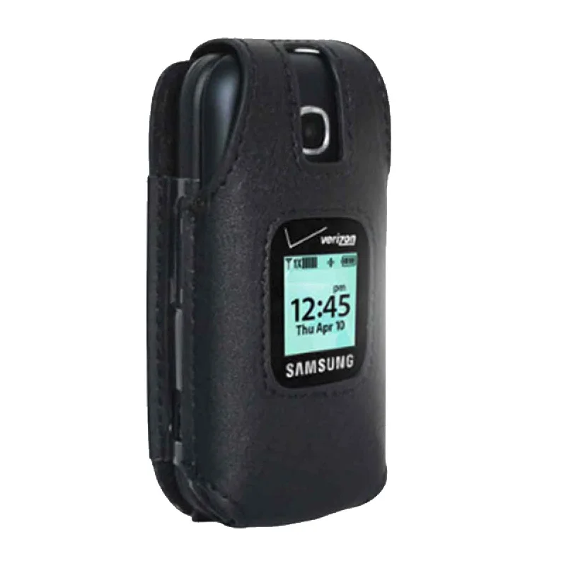 Samsung Gusto 3 Rome Tech Fitted Case with Belt Clip - Black