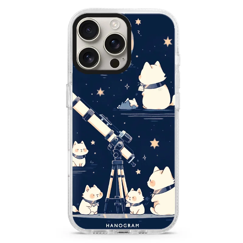 Stargazer Purr iPhone Ultra Clear Case