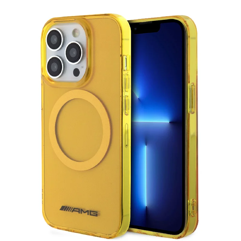 iPhone 15 Pro - PC/TPU Clear Yellow Magsafe Case - AMG