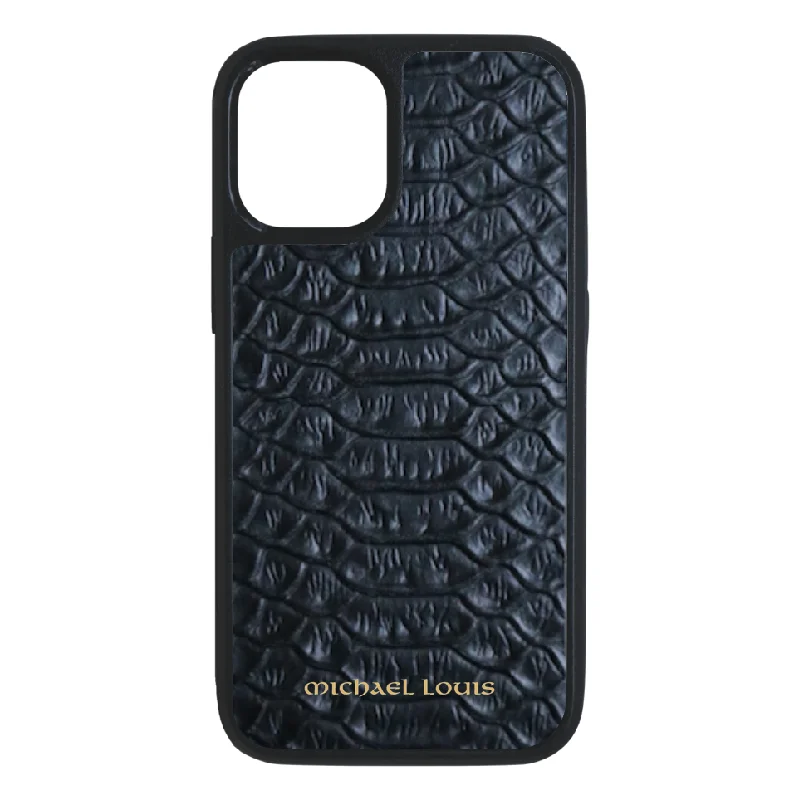 Black Python iPhone 15 Case