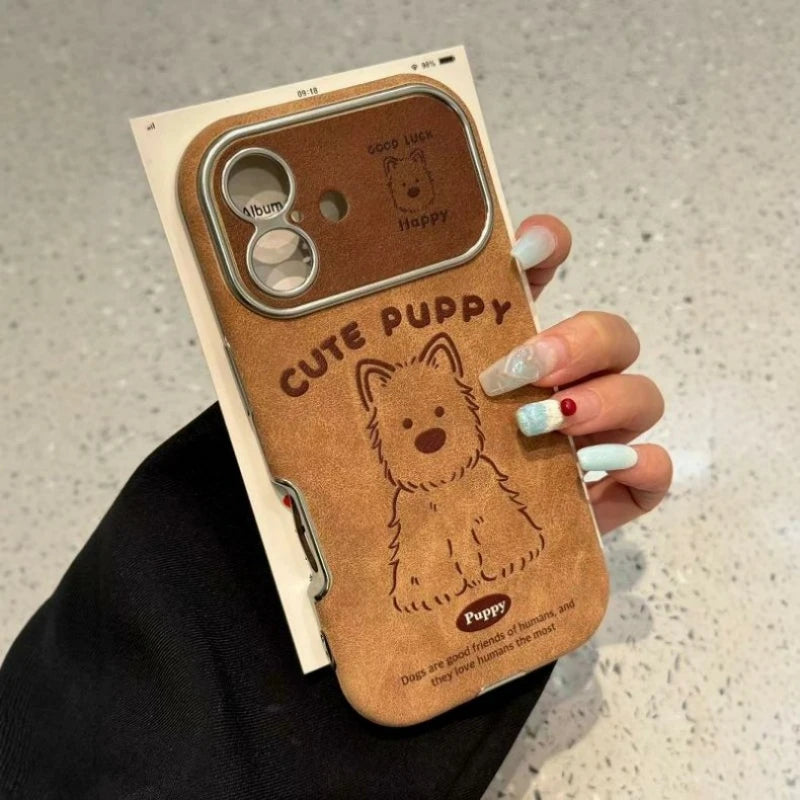 Cute Phone Cases for iPhone 16, 15, 14, 13, 12, 11 Pro Max Plus - Western Highland Dog - TSP330