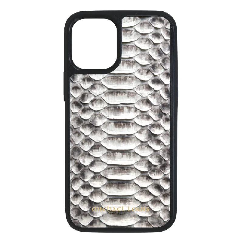 Genuine Natural Python iPhone 15 Pro Case