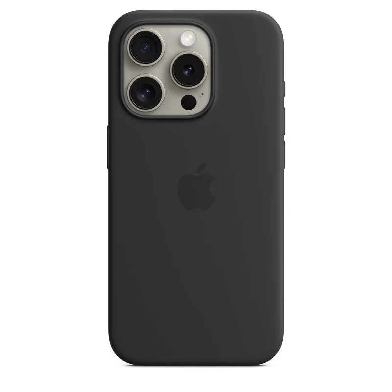 iPhone 15 Pro Max Premium Silicone Case - Black