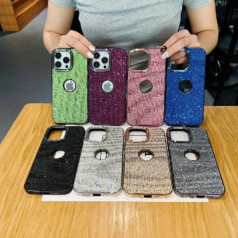 LuxuryKase LK140 Fashion Bling Glitter Case For iPhone 15 Plus Pro Max