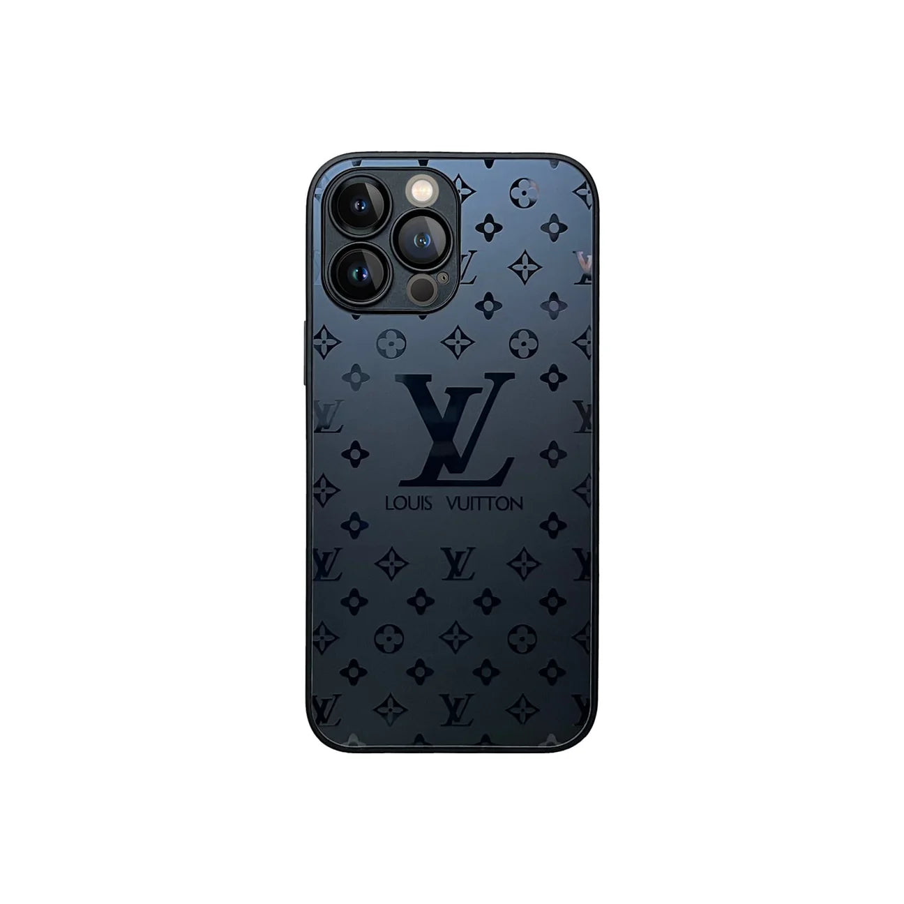 LUXURY LV FROSTED MATTE  CASE FOR IPHONE 16 15 14