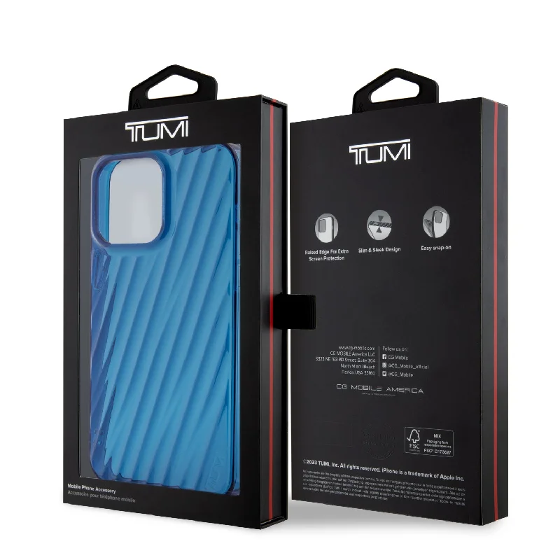 iPhone 15 Pro Max - PC/TPU Blue 19 Degree Collection - TUMI