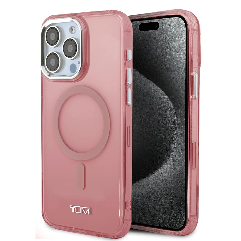 iPhone 15 Pro Max - PC/TPU Pink MagSafe Compatible Hard Case - TUMI