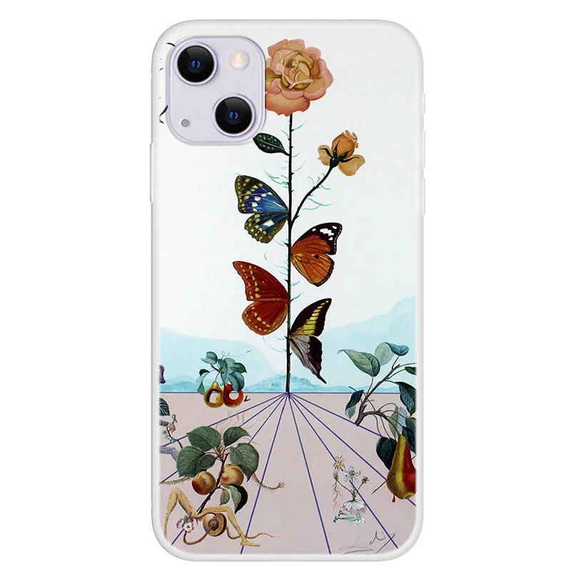 Pattern Printing Design Soft TPU Shockproof Protective Cover for iPhone 13 mini 5.4 inch