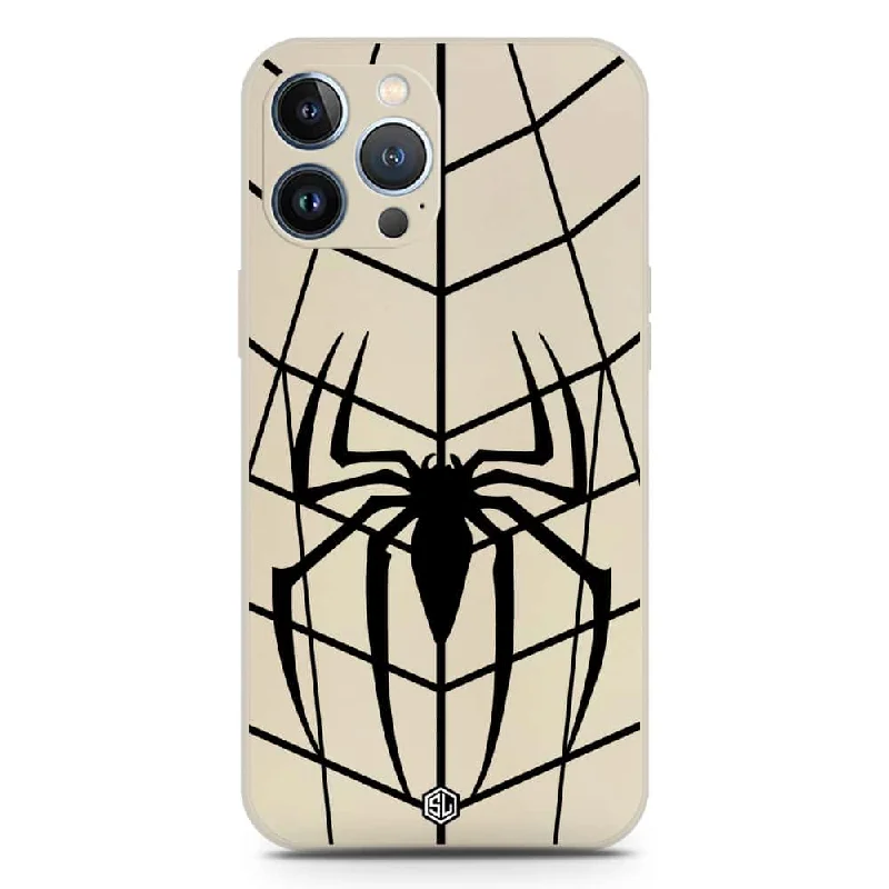 X-Spider Design Soft Phone Case - Silica Gel Case - Offwhite - iPhone 13 Pro Max